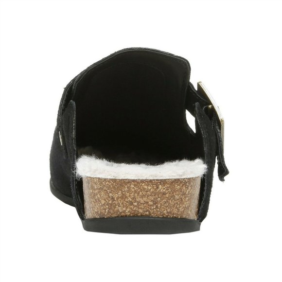 ZODIAC Women Maui Suede Leather Mule Slip-On Slide Shoe --Black - Picture 6 of 9